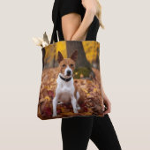 Basenji im Herbst Leaves Fall Inspiriert Tasche (Von Nahem)