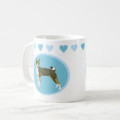 Basenji Kaffeetasse (Vorderseite Links)