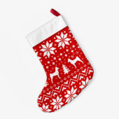 Basenji Kleiner Weihnachtsstrumpf (Rückseite (Hängend))