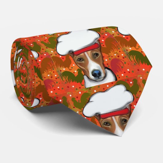 BASENJI KRAWATTE (Gerollt)