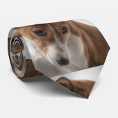 Basenji Krawatte (Gerollt)