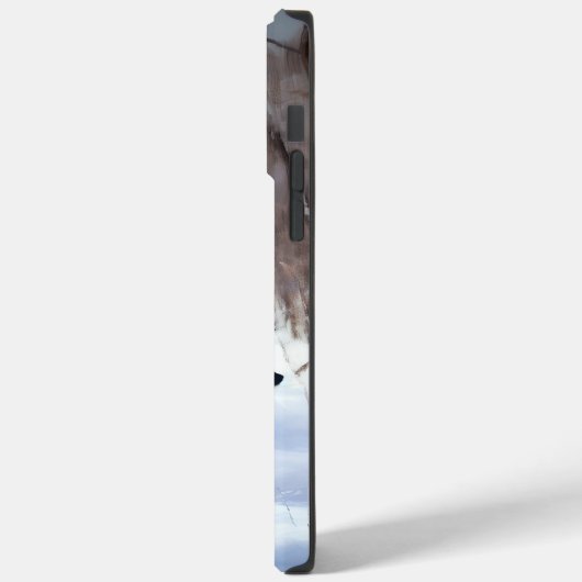 Basenji lassen es Schnee Weihnachten Case-Mate iPhone Hülle (Rückseite / Links)