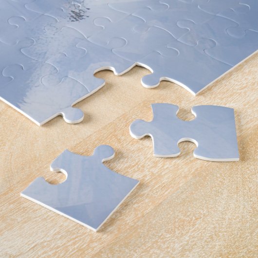 Basenji lassen es Schnee Weihnachten Puzzle (Seite)