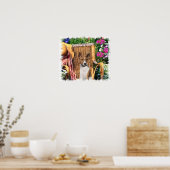 Basenji Liebhaber Kunst drucken Poster (Küche)