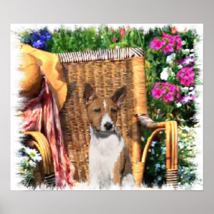 Basenji Liebhaber Kunstdruckerei Poster