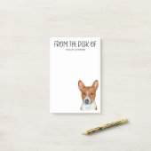 Basenji Lover Post-it Klebezettel (Auf Schreibtisch)