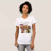 Basenji Lovers Kunstgeschenke T-Shirt (Vorne ganz)