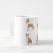 Basenji Magic Kaffeetasse (Vorderseite Links)