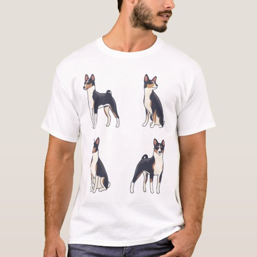 Basenji Magic T-Shirt (Vorderseite)