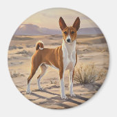 Basenji Magnet (Vorne)