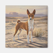Basenji Magnet (Vorne)