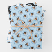 Basenji Malerei Kastanienrot Bindle Niedlicher Hun Geschenkpapier Set (Beispiel)