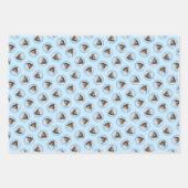 Basenji Malerei Kastanienrot Bindle Niedlicher Hun Geschenkpapier Set (Vorderseite)