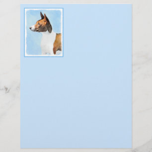 Basenji Malerei - Niedliche Originalkunst