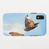 Basenji Malerei - Niedliche Originalkunst Case-Mate iPhone Hülle (Rückseite (Horizontal))