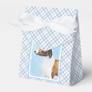 Basenji Malerei - Niedliche Originalkunst Geschenkschachtel