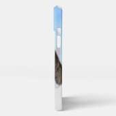 Basenji Malerei - Niedliche Originalkunst iPhone Hülle (Linke Seite)