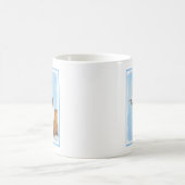 Basenji Malerei - Niedliche Originalkunst Kaffeetasse (Mittel)