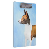 Basenji Malerei - Niedliche Originalkunst Klemmbrett (Rechts)