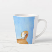 Basenji Malerei - Niedliche Originalkunst Milchtasse (Rechts)