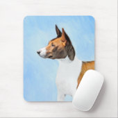 Basenji Malerei - Niedliche Originalkunst Mousepad (Mit Mouse)