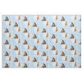 Basenji Malerei - Niedliche Originalkunst Stoff (Fat Quarter (45,7 x 55,9 cm))