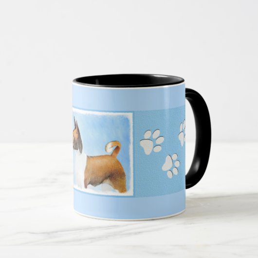 Basenji Malerei - Niedliche Originalkunst Tasse (VorderseiteRechts)