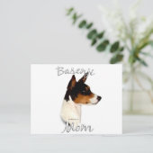 Basenji-Mama 2 Postkarte (Stehend Vorderseite)