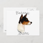 Basenji-Mama 2 Postkarte (Vorne/Hinten)