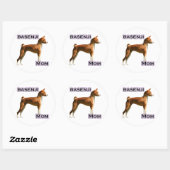 Basenji Mama 4 - Aufkleber (Blatt)