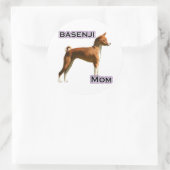 Basenji Mama 4 - Aufkleber (Tasche)