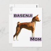 Basenji-Mama 4 Postkarte (Vorne/Hinten)