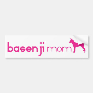 Basenji Mama Autoaufkleber