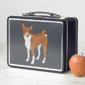 Basenji Metall Brotdose (Beispiel)