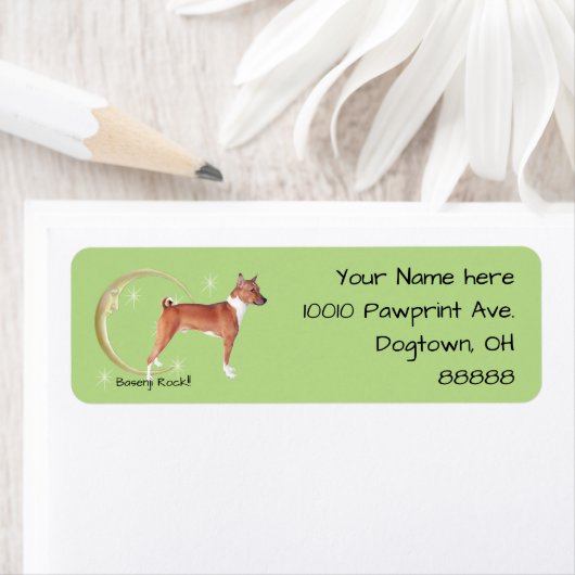 Basenji, Moon und Sterne (Insitu)