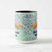 Basenji-Mutterhund Tasse (Zentrum)