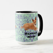 Basenji-Mutterhund Tasse (VorderseiteRechts)