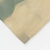 Basenji on Beach, Sommergeschenk für Hundefreunde Fleecedecke (Ecke)