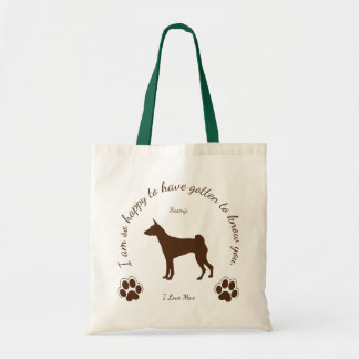 Basenji Original Tasche und Ihr Hund ト für ト グ