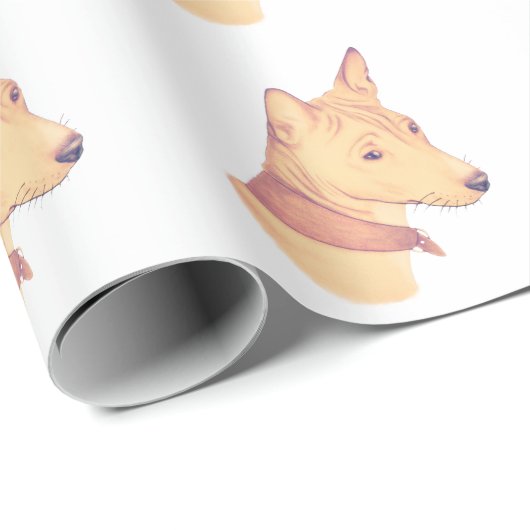 Basenji Packpapier (Rolleneckpunkt)