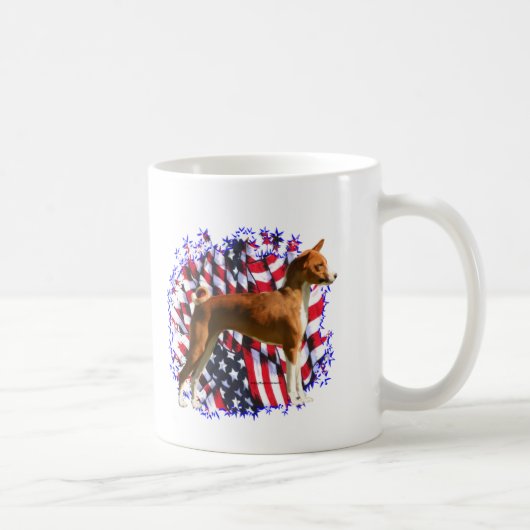 Basenji Patriot Kaffeetasse (Rechts)