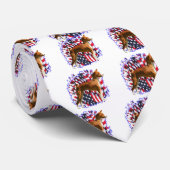 Basenji Patriot Krawatte (Gerollt)