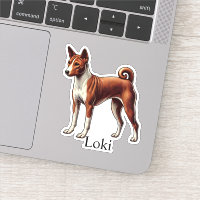 Basenji Personalisiert Name Niedlich
