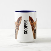 Basenji Personalisierte Mug Tasse (Zentrum)