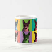 Basenji Pop-Art-Kaffeetasse Kaffeetasse (Mittel)