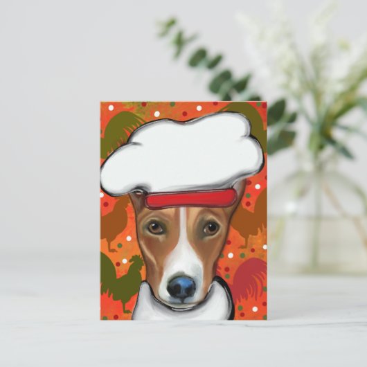 BASENJI POSTKARTE (Stehend Vorderseite)