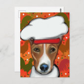 BASENJI POSTKARTE (Vorne/Hinten)