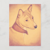 Basenji Postkarte (Vorderseite)