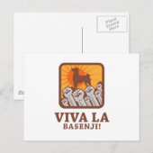 Basenji Postkarte (Vorne/Hinten)