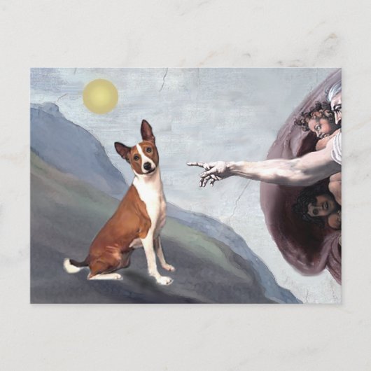 Basenji Postkarte (Vorderseite)